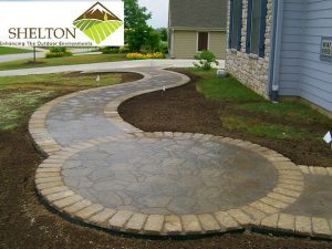 Munster Landscape Design with paver walkway