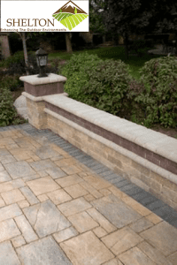 Landscaping Service in Munster Paver Patio with Retaining wall design